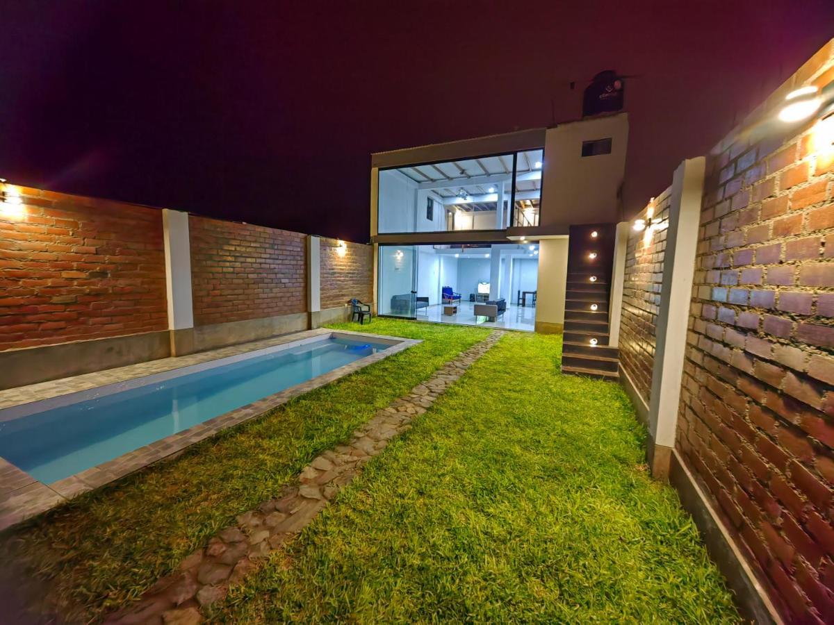 Casa De Playa Con Piscina Ancon Exterior foto
