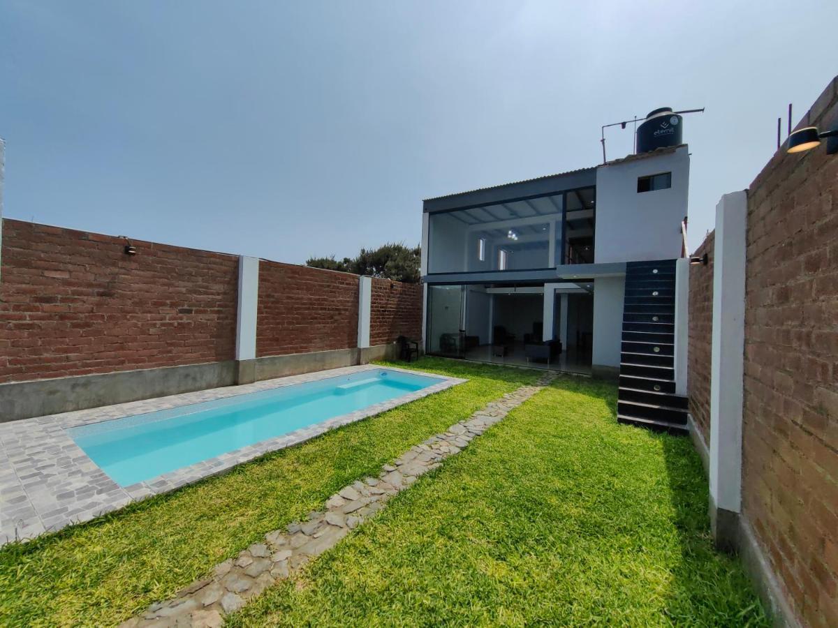 Casa De Playa Con Piscina Ancon Exterior foto