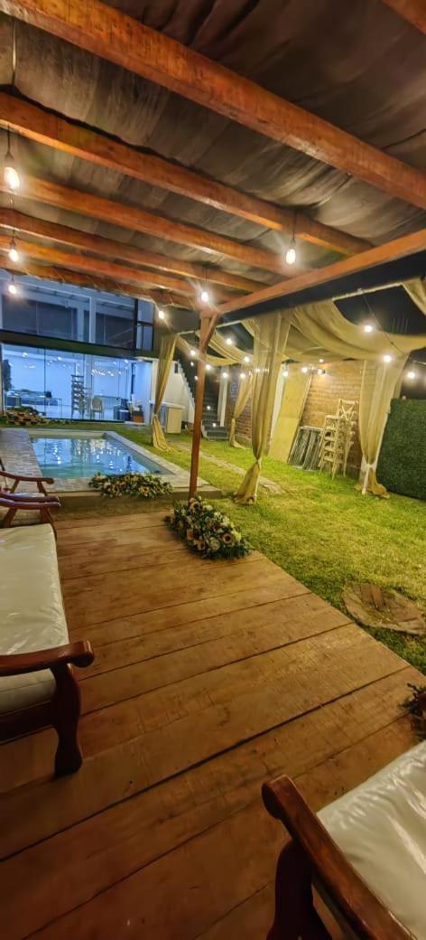 Casa De Playa Con Piscina Ancon Exterior foto