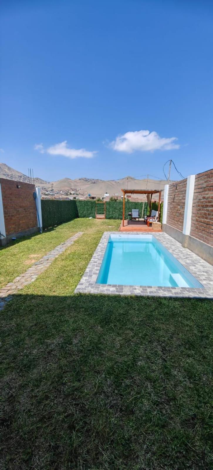 Casa De Playa Con Piscina Ancon Exterior foto
