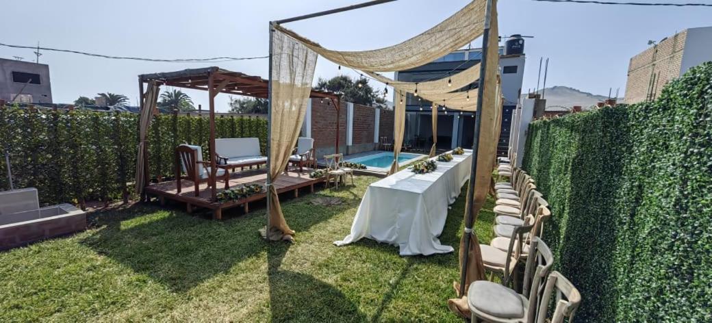 Casa De Playa Con Piscina Ancon Exterior foto